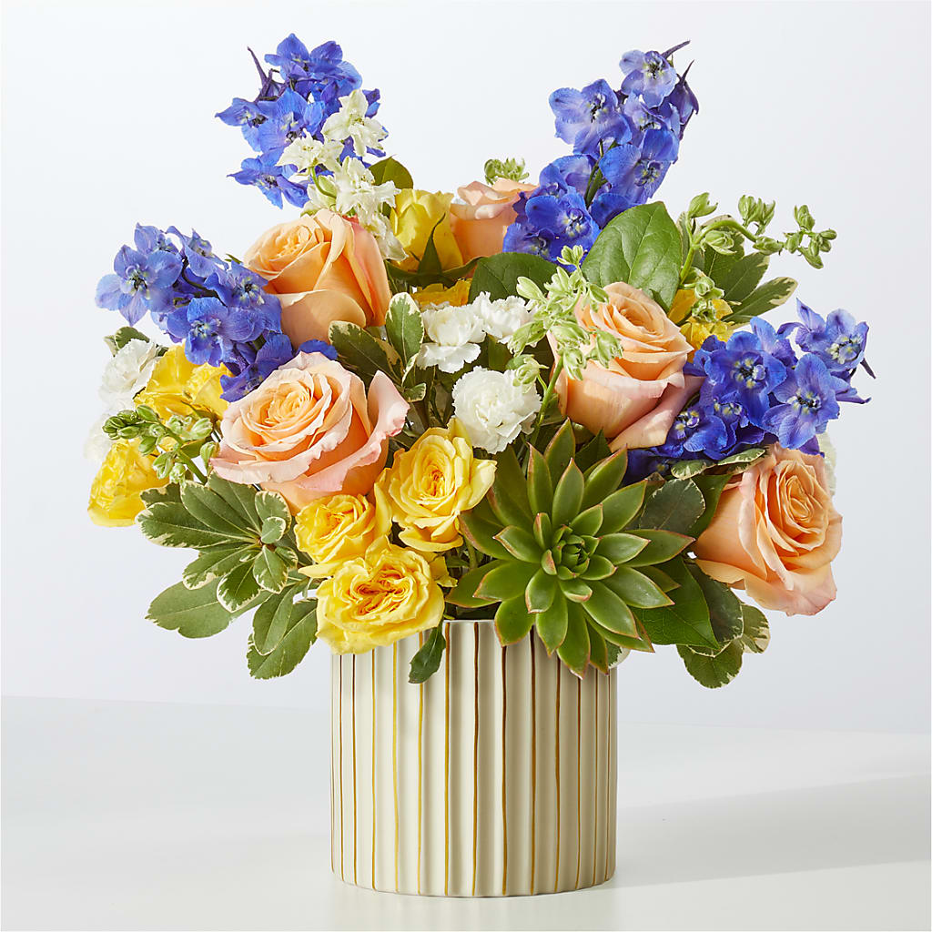 Cobalt Reverie Bouquet – CAAN FLORAL & GREENHOUSES LLC, Sheboygan WI