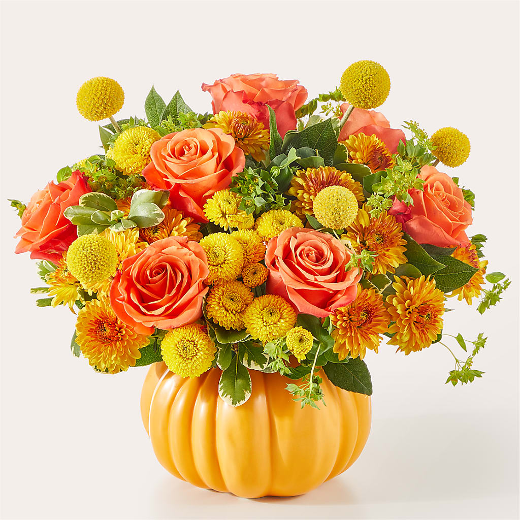 Gourdgeous Pumpkin – CAAN FLORAL & GREENHOUSES LLC, Sheboygan WI
