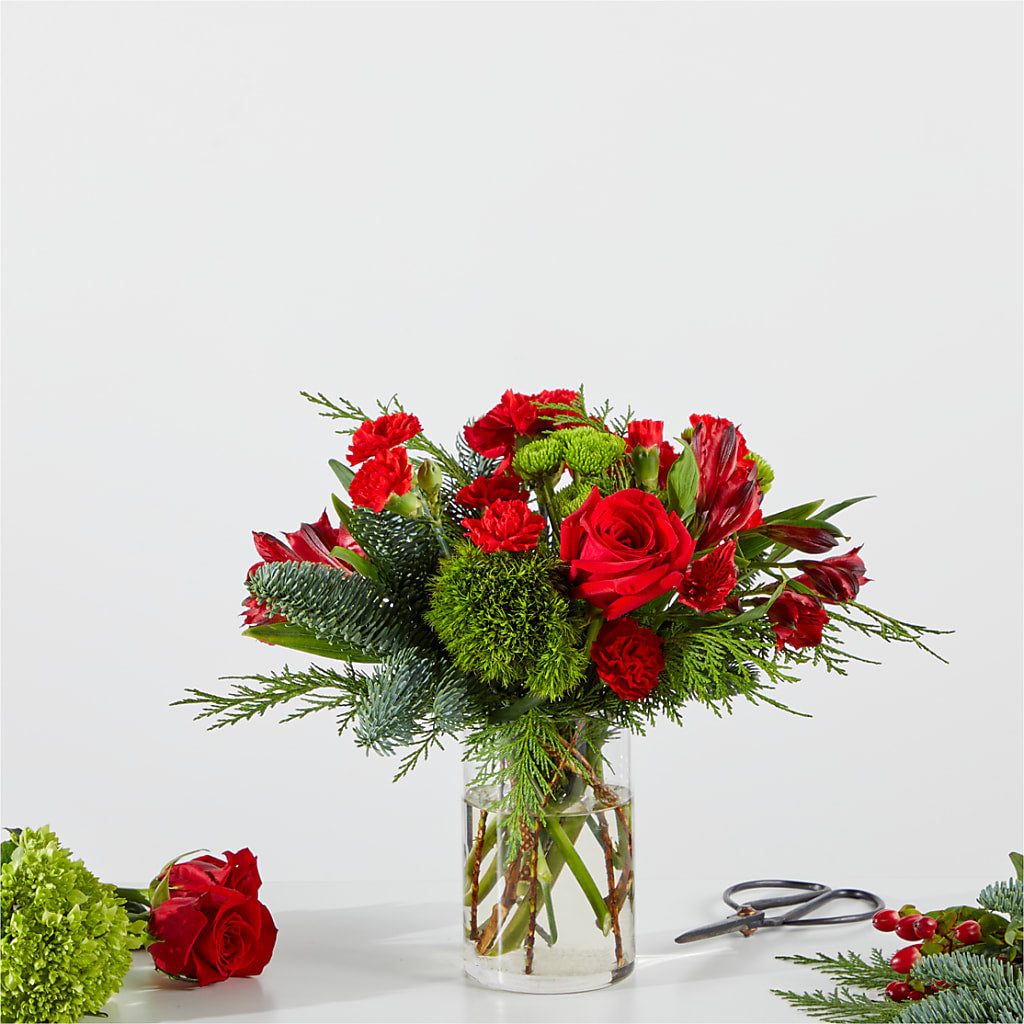 Merry Moment Bouquet – A Florist Original – CAAN FLORAL & GREENHOUSES LLC, Sheboygan WI