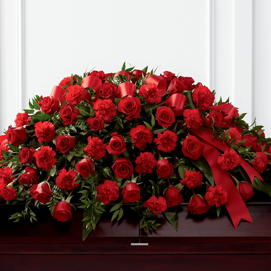 Tribute of Life Casket Spray – CAAN FLORAL & GREENHOUSES LLC, Sheboygan WI
