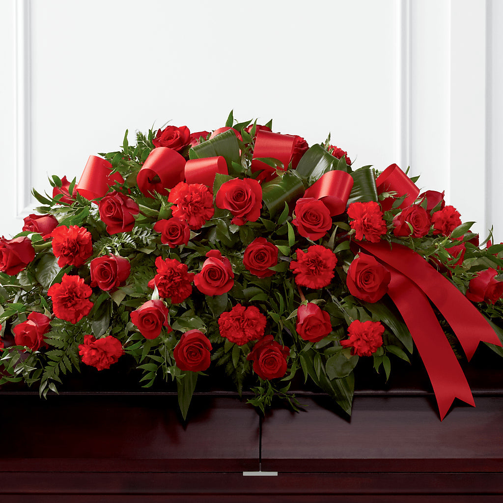Tribute of Life Casket Spray – CAAN FLORAL & GREENHOUSES LLC, Sheboygan WI