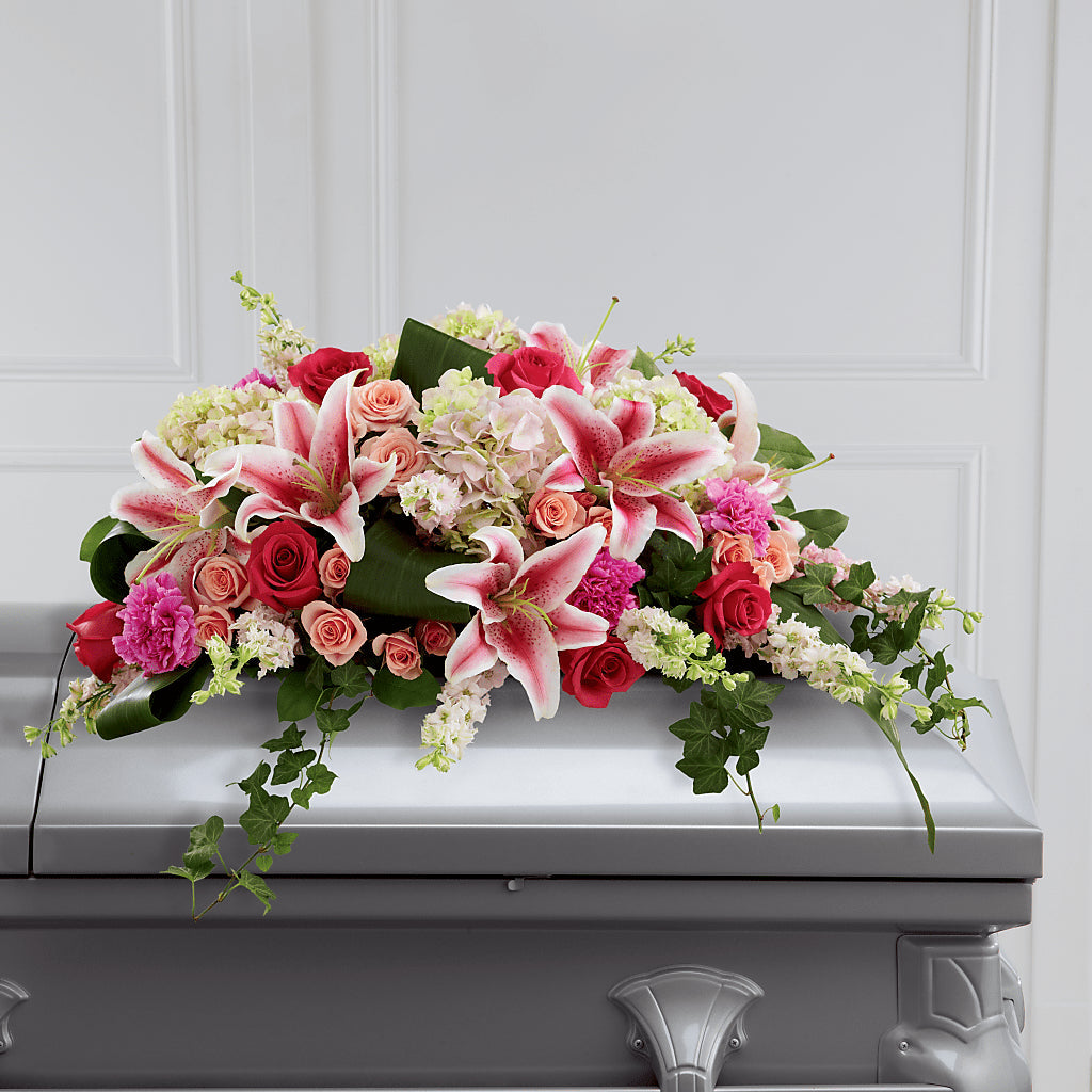 Splendid Grace Casket Spray – CAAN FLORAL & GREENHOUSES LLC, Sheboygan WI