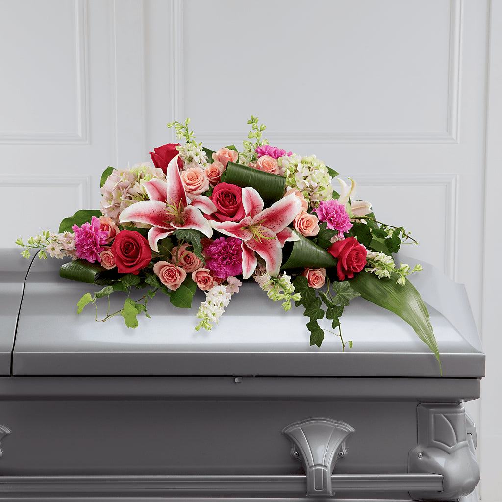Splendid Grace Casket Spray – CAAN FLORAL & GREENHOUSES LLC, Sheboygan WI