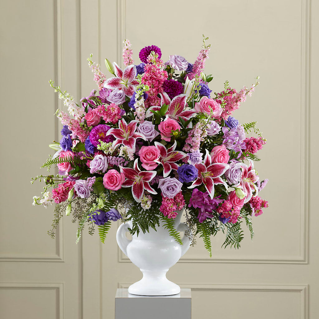Peaceful Tribute Arrangement – CAAN FLORAL & GREENHOUSES LLC, Sheboygan WI
