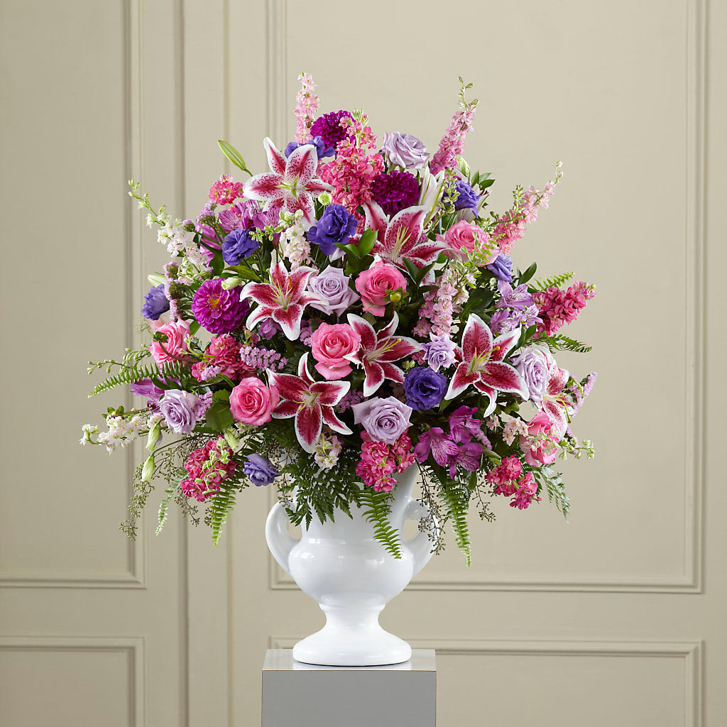 Peaceful Tribute Arrangement – CAAN FLORAL & GREENHOUSES LLC, Sheboygan WI