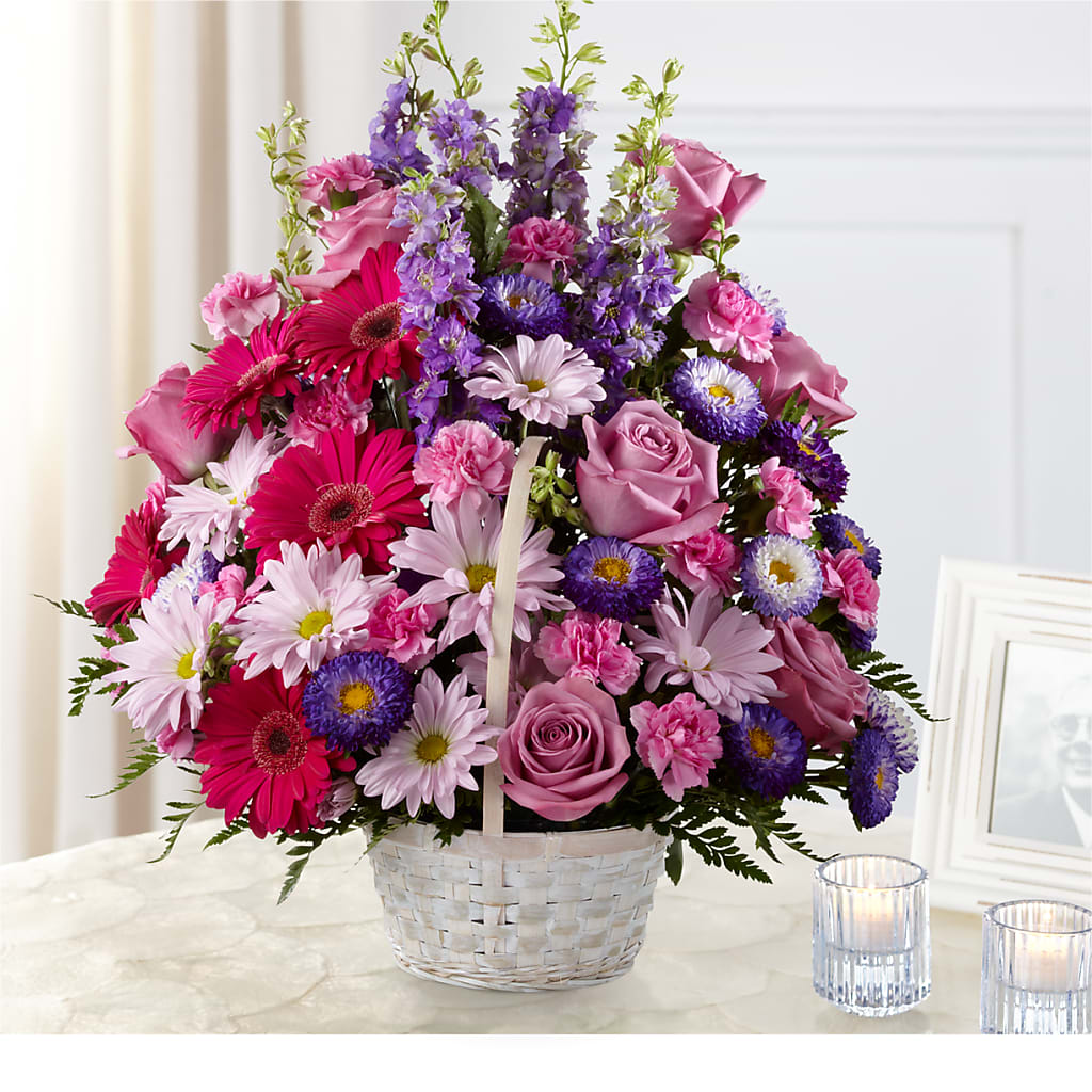 Pastel Peace Basket – CAAN FLORAL & GREENHOUSES LLC, Sheboygan WI