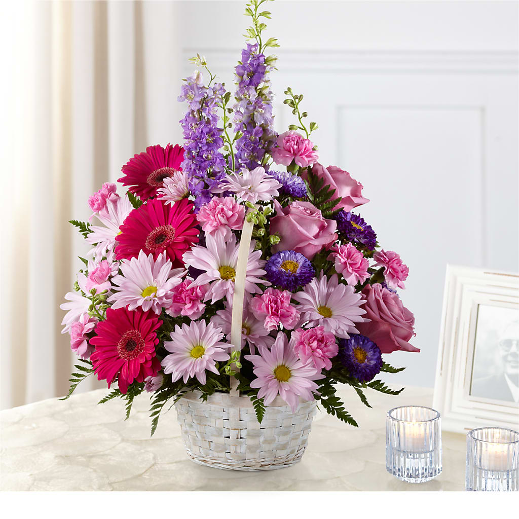 Pastel Peace Basket – CAAN FLORAL & GREENHOUSES LLC, Sheboygan WI