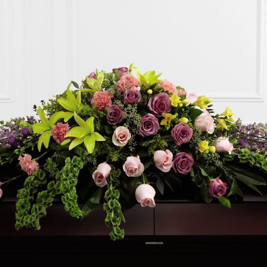 Forever Beloved Casket Spray – CAAN FLORAL & GREENHOUSES LLC, Sheboygan WI