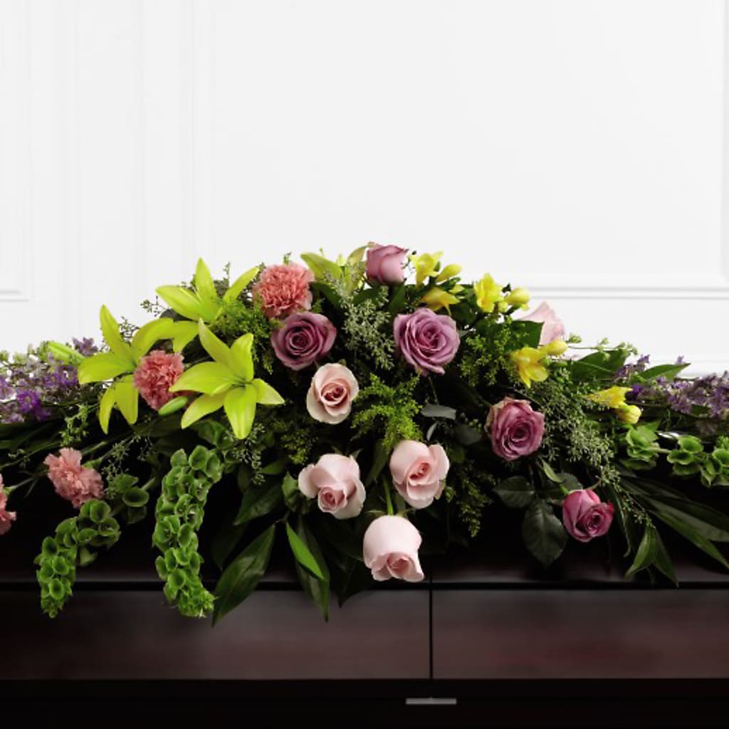 Forever Beloved Casket Spray – CAAN FLORAL & GREENHOUSES LLC, Sheboygan WI
