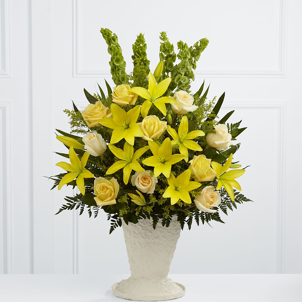 Golden Memories Arrangement – CAAN FLORAL & GREENHOUSES LLC, Sheboygan WI