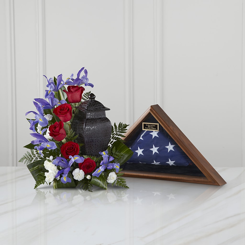 Patriotic Tribute Arrangement – CAAN FLORAL & GREENHOUSES LLC, Sheboygan WI