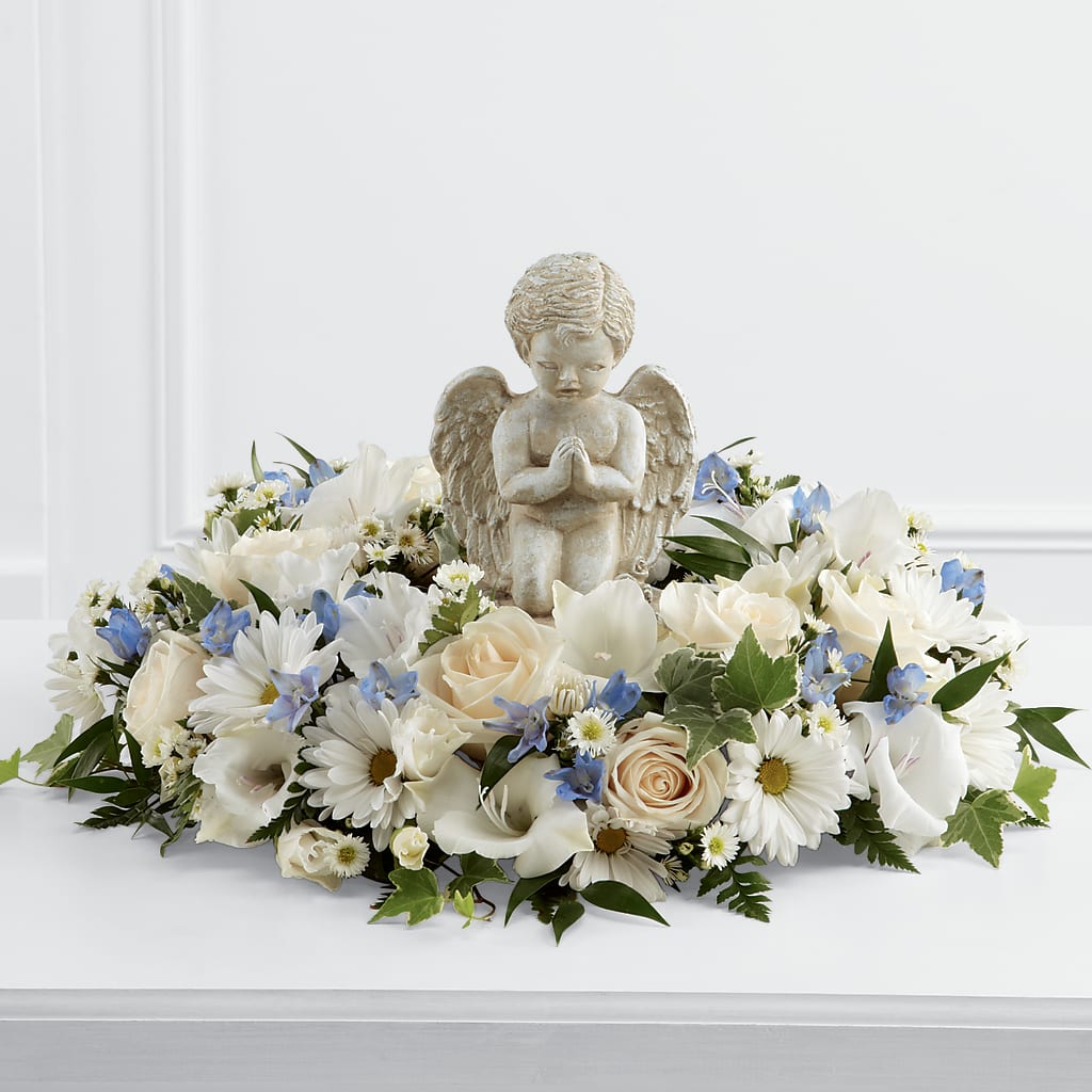 Little Angel Ring of Flowers – CAAN FLORAL & GREENHOUSES LLC, Sheboygan WI