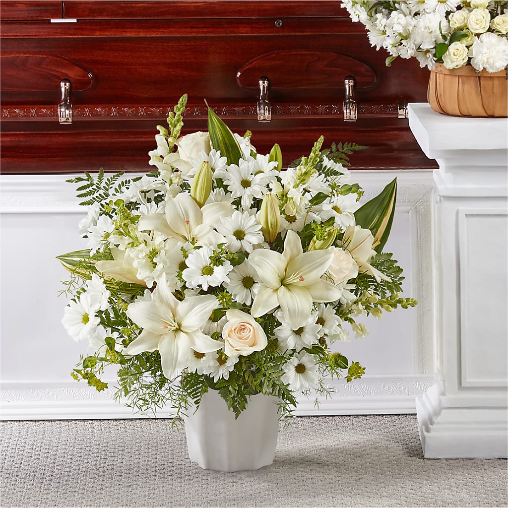Thoughts of Tranquility Floor Basket – CAAN FLORAL & GREENHOUSES LLC, Sheboygan WI