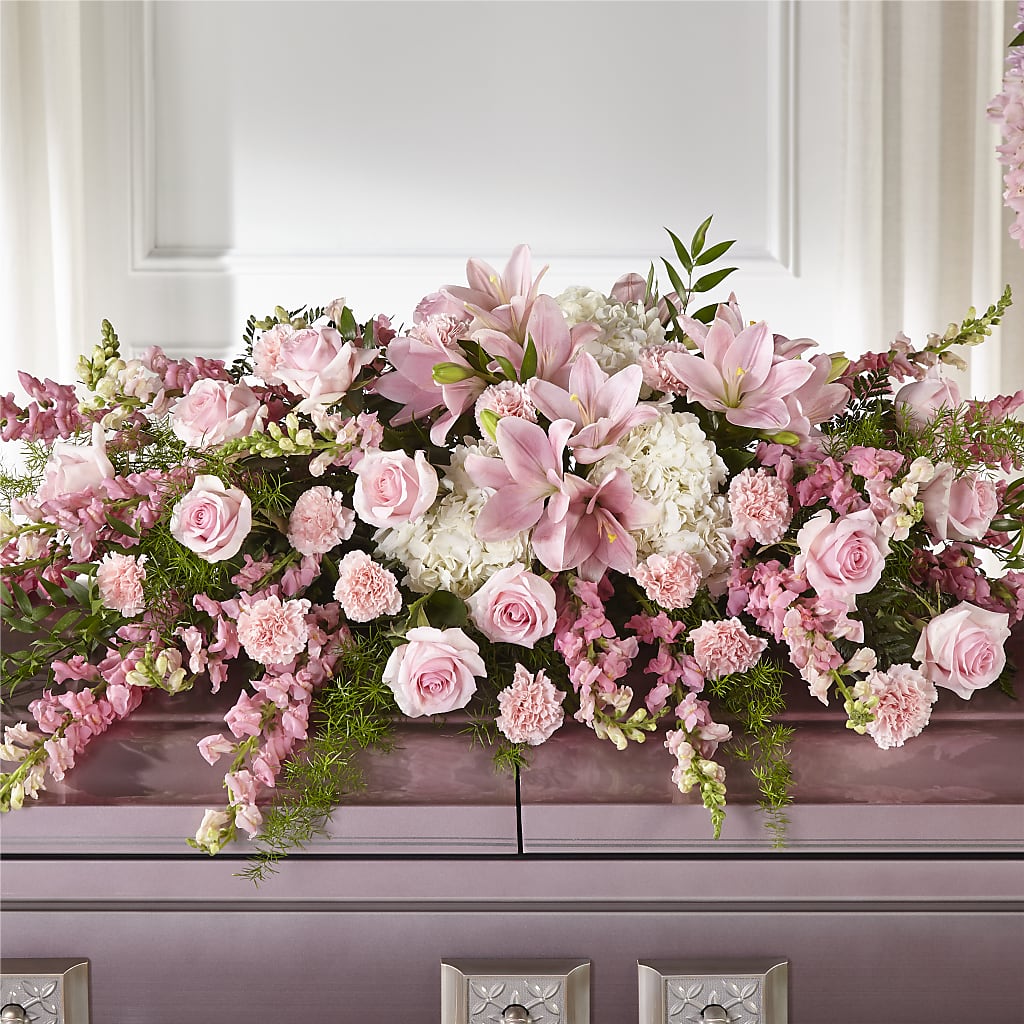 Life & Remembrance Casket Spray – CAAN FLORAL & GREENHOUSES LLC, Sheboygan WI