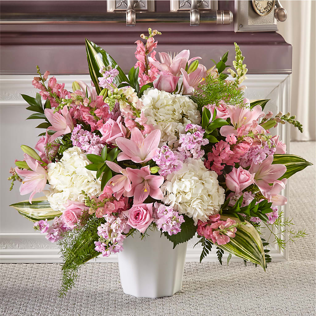 Simply Serene Floor Basket – CAAN FLORAL & GREENHOUSES LLC, Sheboygan WI