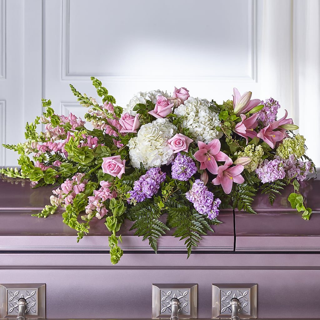 Life's Gratitude Casket Spray – CAAN FLORAL & GREENHOUSES LLC, Sheboygan WI