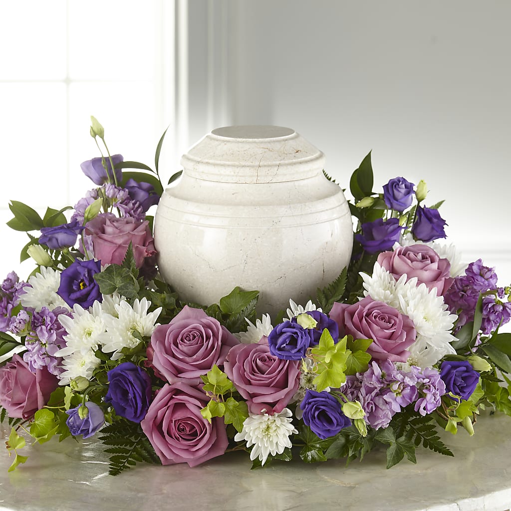 Blooming Sympathy Cremation Adornment – CAAN FLORAL & GREENHOUSES LLC, Sheboygan WI