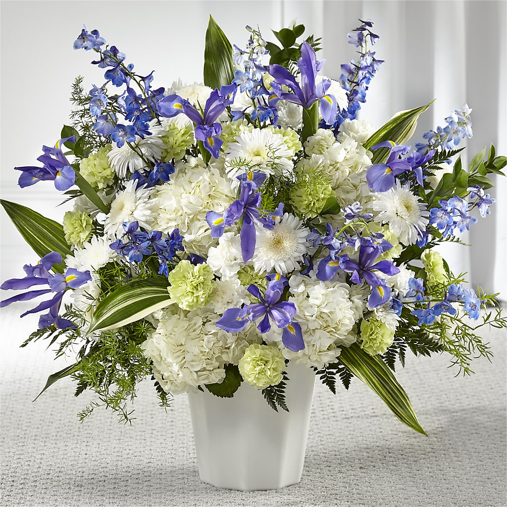 Soft Serenity Floor Basket – CAAN FLORAL & GREENHOUSES LLC, Sheboygan WI