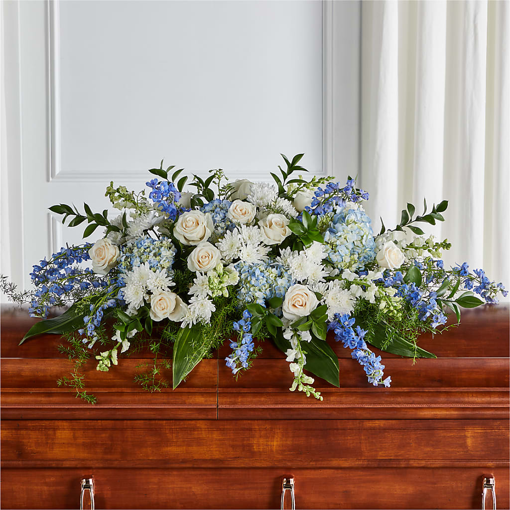 Timeless Essence Casket Spray – CAAN FLORAL & GREENHOUSES LLC, Sheboygan WI