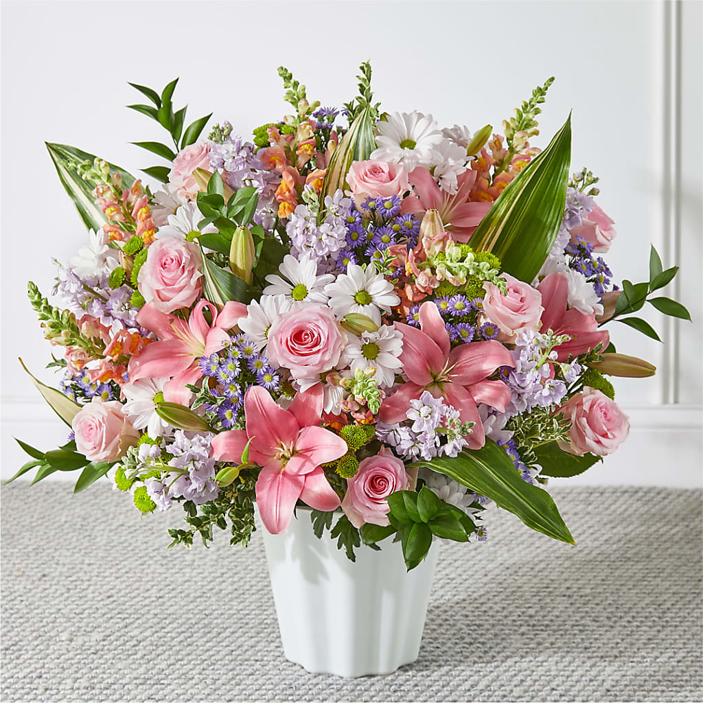 Abundant Compassion Floor Basket – CAAN FLORAL & GREENHOUSES LLC, Sheboygan WI