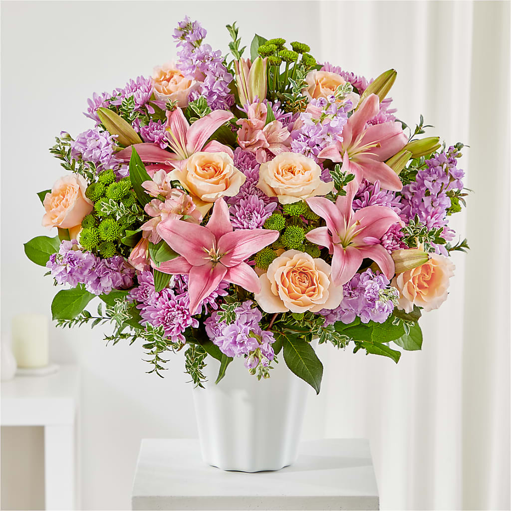 Supportive Embrace Tabletop Basket – CAAN FLORAL & GREENHOUSES LLC, Sheboygan WI