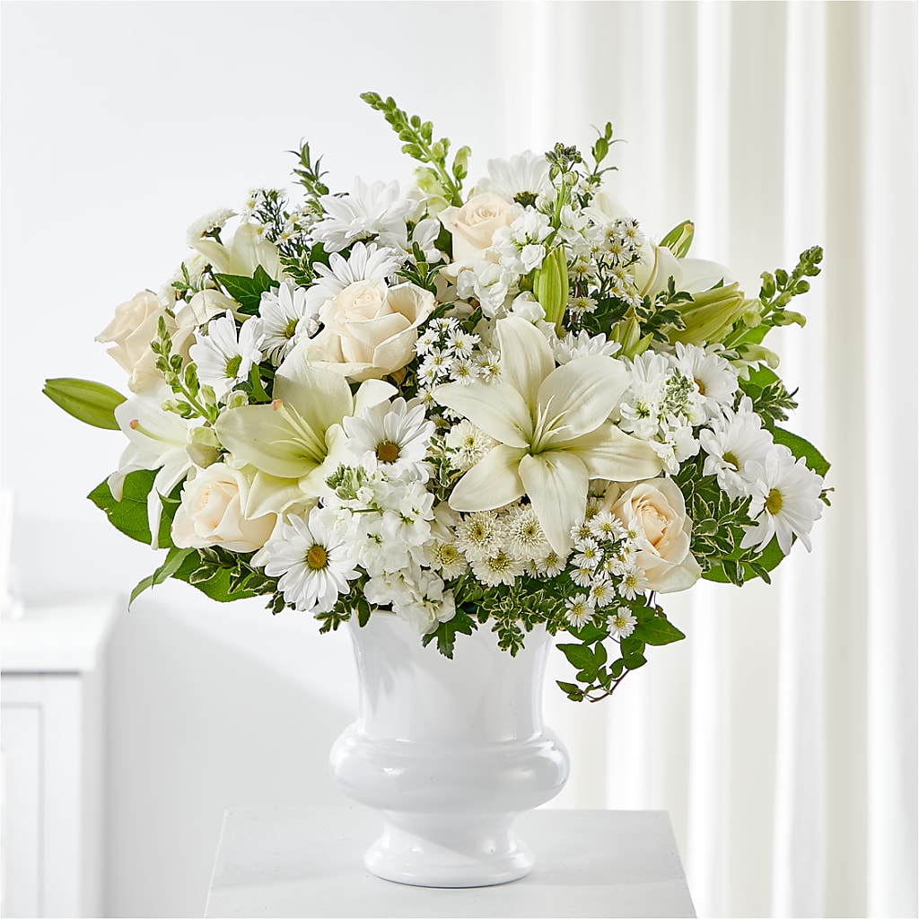 Uplifting Urn Arrangement – CAAN FLORAL & GREENHOUSES LLC, Sheboygan WI