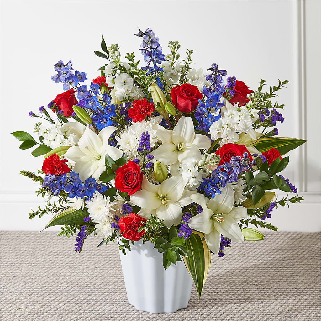 Consoled Floor Basket – CAAN FLORAL & GREENHOUSES LLC, Sheboygan WI