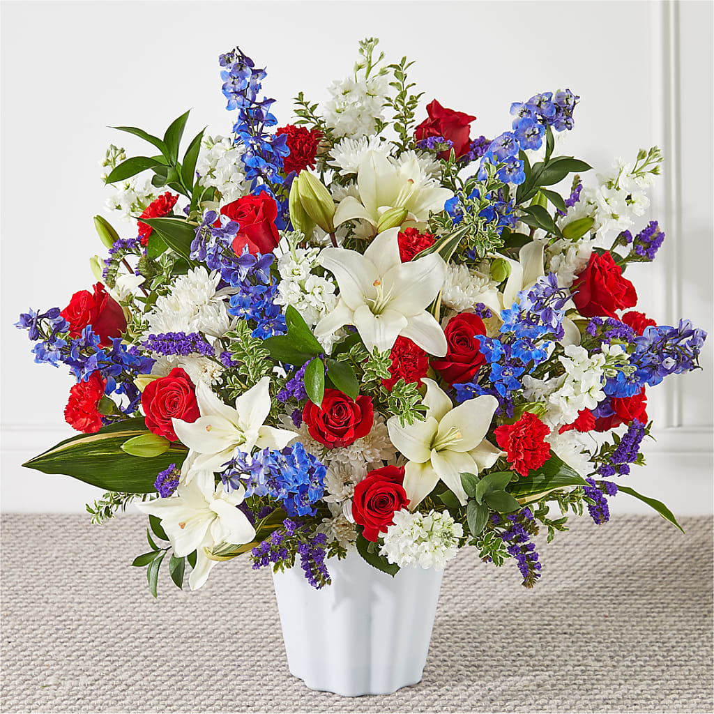 Consoled Floor Basket – CAAN FLORAL & GREENHOUSES LLC, Sheboygan WI