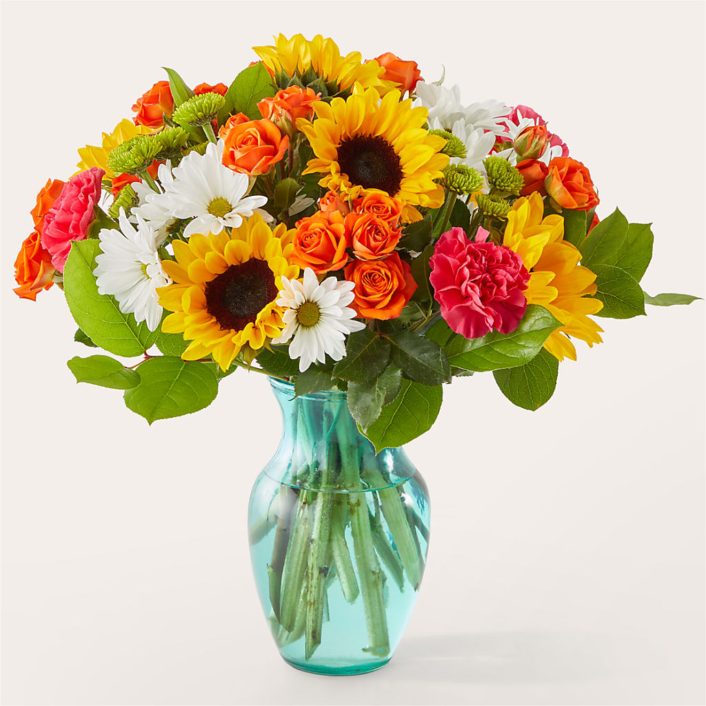 Sun-drenched Blooms Bouquet – CAAN FLORAL & GREENHOUSES LLC, Sheboygan WI