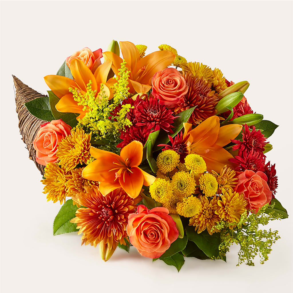 Feast of Color Cornucopia – CAAN FLORAL & GREENHOUSES LLC, Sheboygan WI