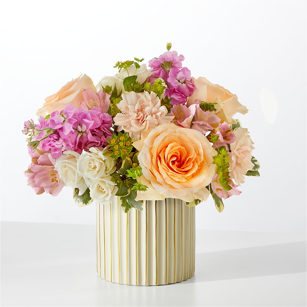 Paradise Bouquet with Ivory Vase – CAAN FLORAL & GREENHOUSES LLC, Sheboygan WI