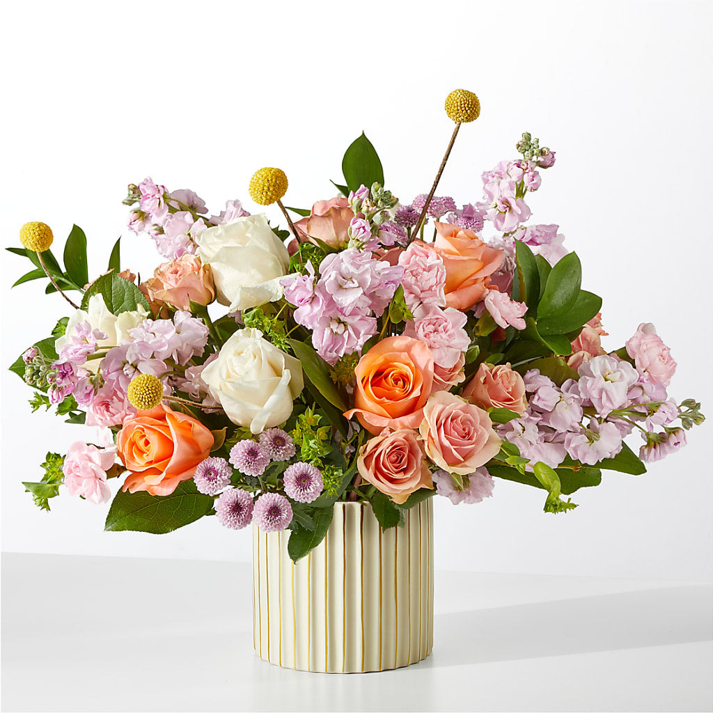 French Market Bouquet with Ivory Vase – CAAN FLORAL & GREENHOUSES LLC, Sheboygan WI