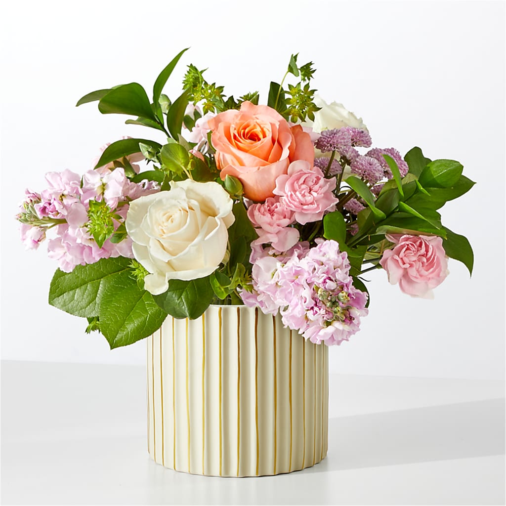 French Market Bouquet with Ivory Vase – CAAN FLORAL & GREENHOUSES LLC, Sheboygan WI