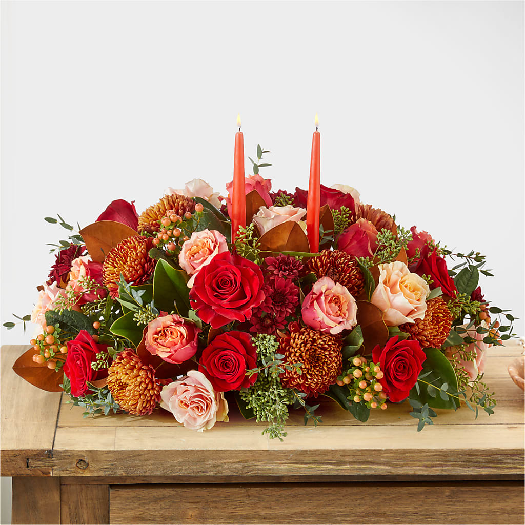 Gather Near Centerpiece – CAAN FLORAL & GREENHOUSES LLC, Sheboygan WI