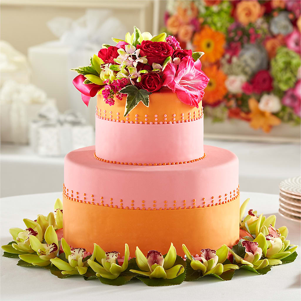 Sweet Citrus Cake Decor – CAAN FLORAL & GREENHOUSES LLC, Sheboygan WI