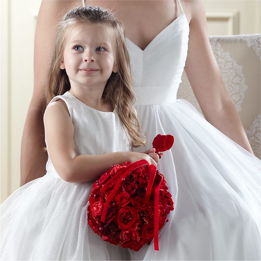 Pure at Heart Flower Girl Arrangement – CAAN FLORAL & GREENHOUSES LLC, Sheboygan WI
