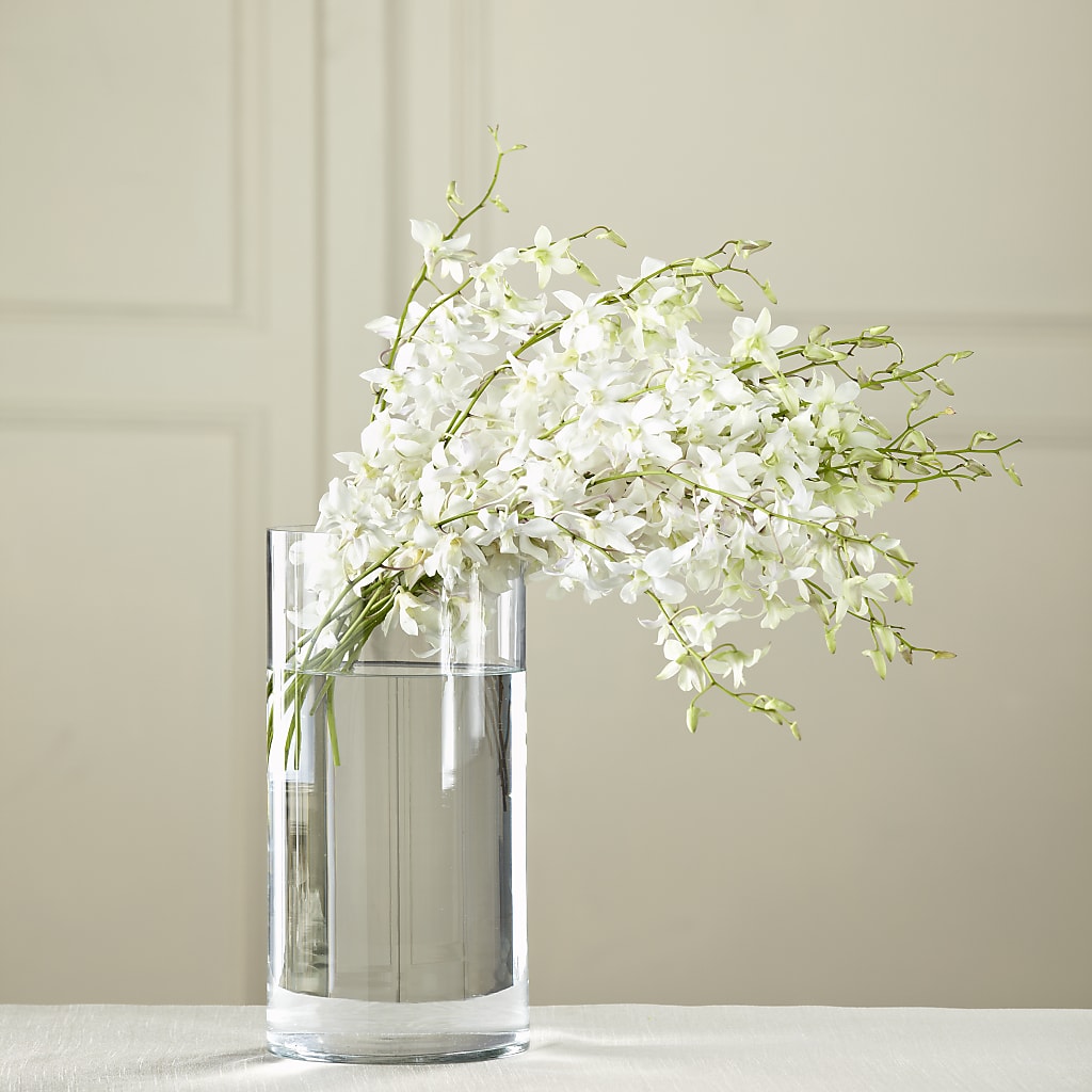 White Dendrobium Bouquet – CAAN FLORAL & GREENHOUSES LLC, Sheboygan WI