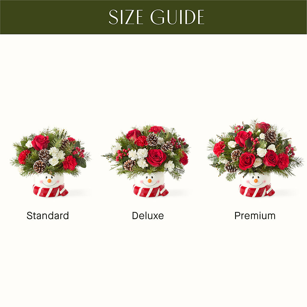 Jolly Snowman Bouquet – CAAN FLORAL & GREENHOUSES LLC, Sheboygan WI