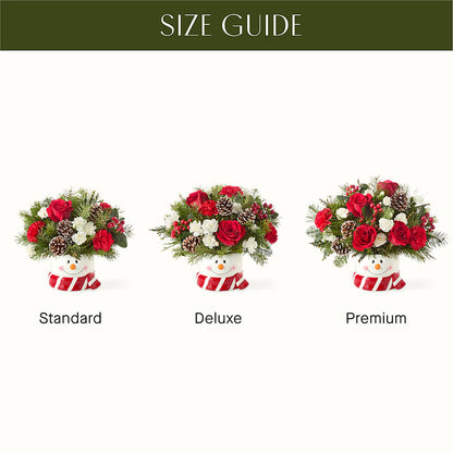 Jolly Snowman Bouquet – CAAN FLORAL & GREENHOUSES LLC, Sheboygan WI