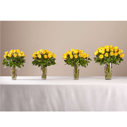 Long Stem Yellow Rose Bouquet – CAAN FLORAL & GREENHOUSES LLC, Sheboygan WI