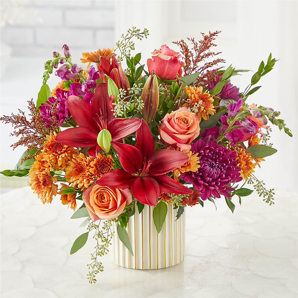 Burgundy Landscape Bouquet – CAAN FLORAL & GREENHOUSES LLC, Sheboygan WI