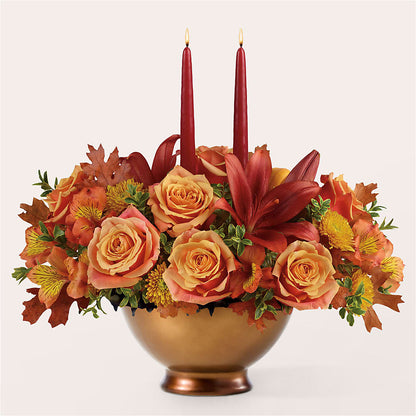 Harvest Table Centerpiece – CAAN FLORAL & GREENHOUSES LLC, Sheboygan WI