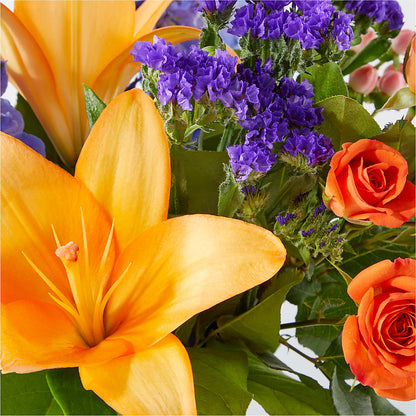 Radiant Citrus Bouquet – CAAN FLORAL & GREENHOUSES LLC, Sheboygan WI