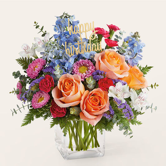 Birthday Bash Bouquet – CAAN FLORAL & GREENHOUSES LLC, Sheboygan WI