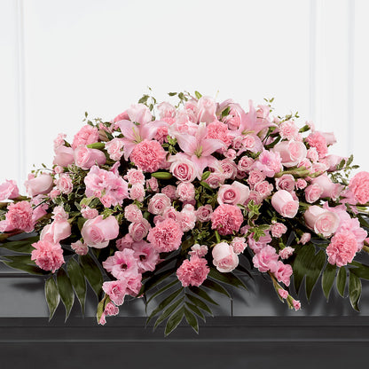 Garden of Comfort Casket Spray (Standard) – CAAN FLORAL & GREENHOUSES LLC, Sheboygan WI