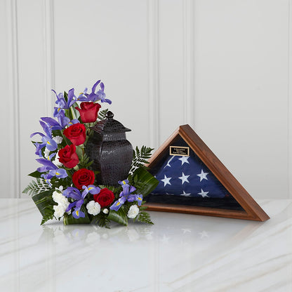 Patriotic Tribute Arrangement – CAAN FLORAL & GREENHOUSES LLC, Sheboygan WI