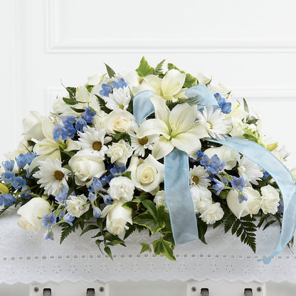 Tender Treasure Casket Spray – CAAN FLORAL & GREENHOUSES LLC, Sheboygan WI
