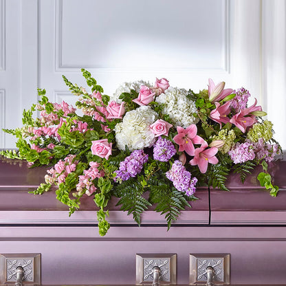 Life's Gratitude Casket Spray – CAAN FLORAL & GREENHOUSES LLC, Sheboygan WI