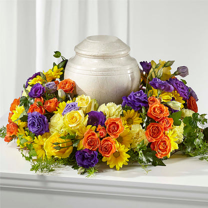 Blossoms of Remembrance Cremation Adornment – CAAN FLORAL & GREENHOUSES LLC, Sheboygan WI