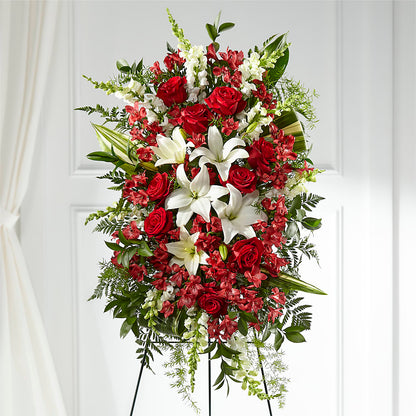 Everlasting Memory Standing Spray – CAAN FLORAL & GREENHOUSES LLC, Sheboygan WI